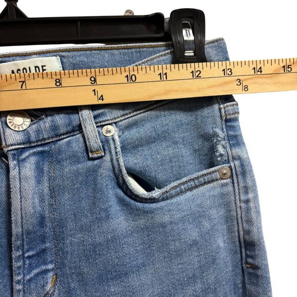 Agolde Sophie Mid-Rise Skinny Jeans Womens Size 26 Blue Denim - Picture 5 of 8